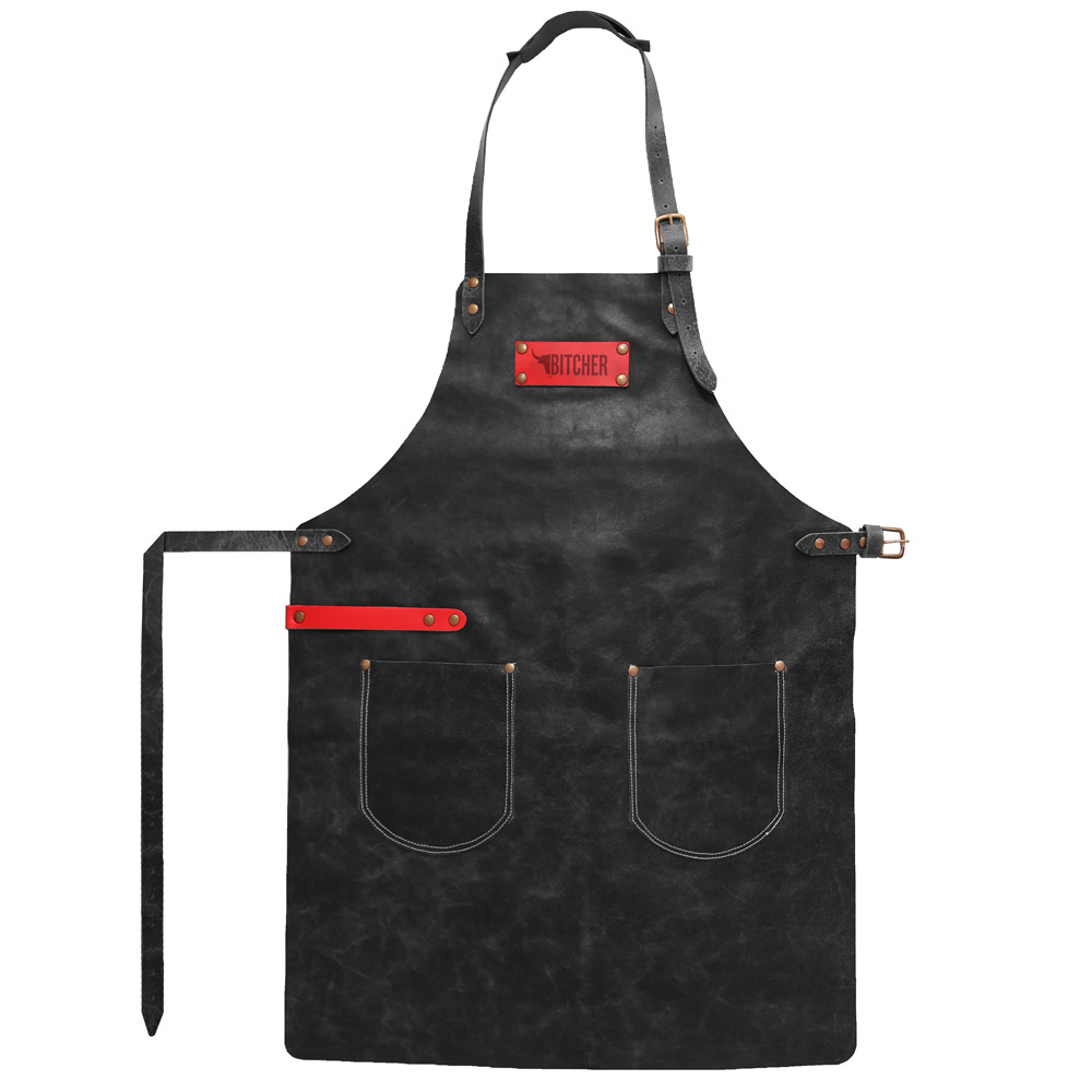 Leder Grillschürze Grillschürze BBQ Mit Leder &am Produktbild-Vorschau 10
